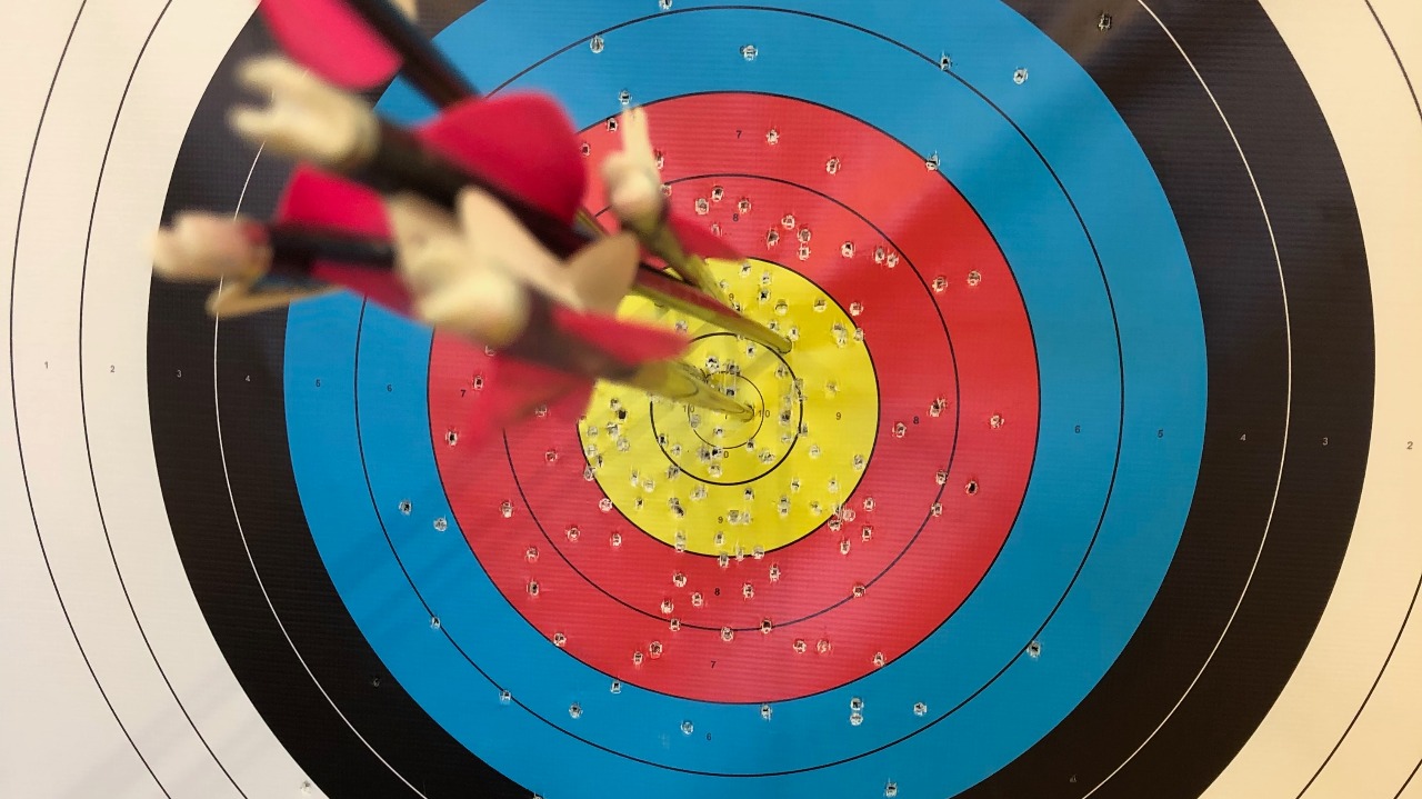 Oh look, Archery at Rockhold Karate