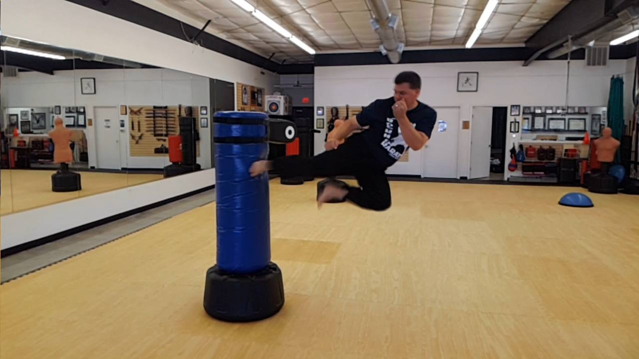 Chris Rockhold Jump Side Kick