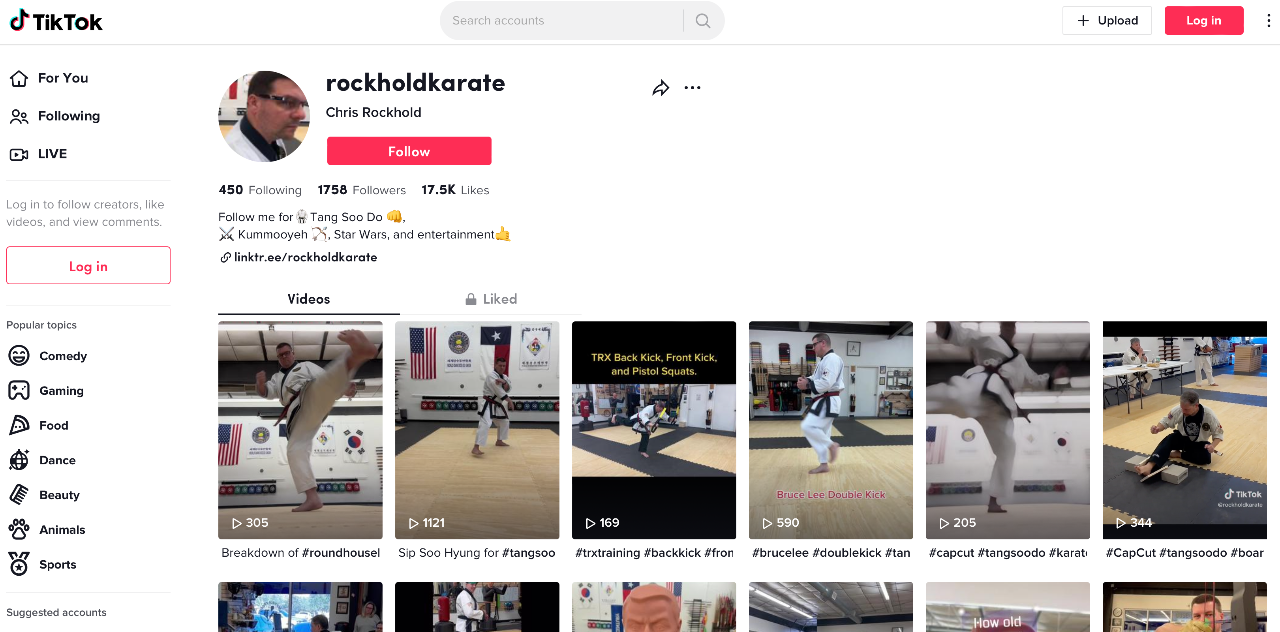 Chris Rockhold on TikTok